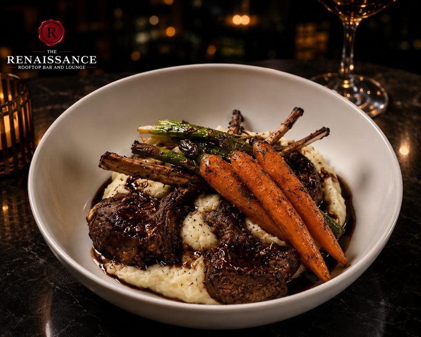Braised short rib with roasted heirloom carrots